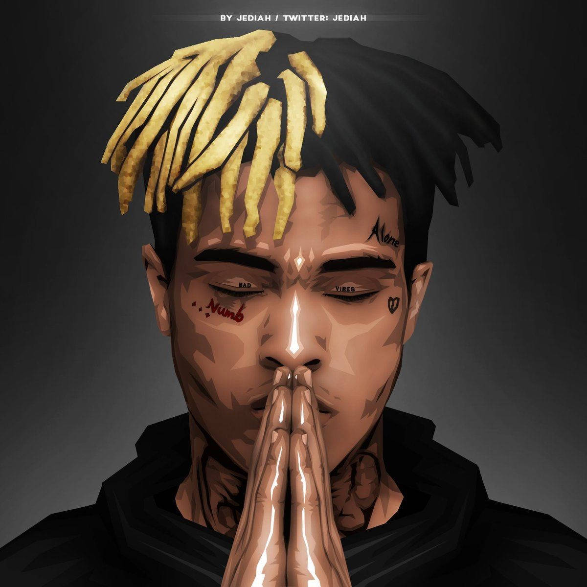 xxxtentacion anime wall poster 2 Paper Print - Personalities posters in  India - Buy art, film, design, movie, music, nature and educational  paintings/wallpapers at Flipkart.com