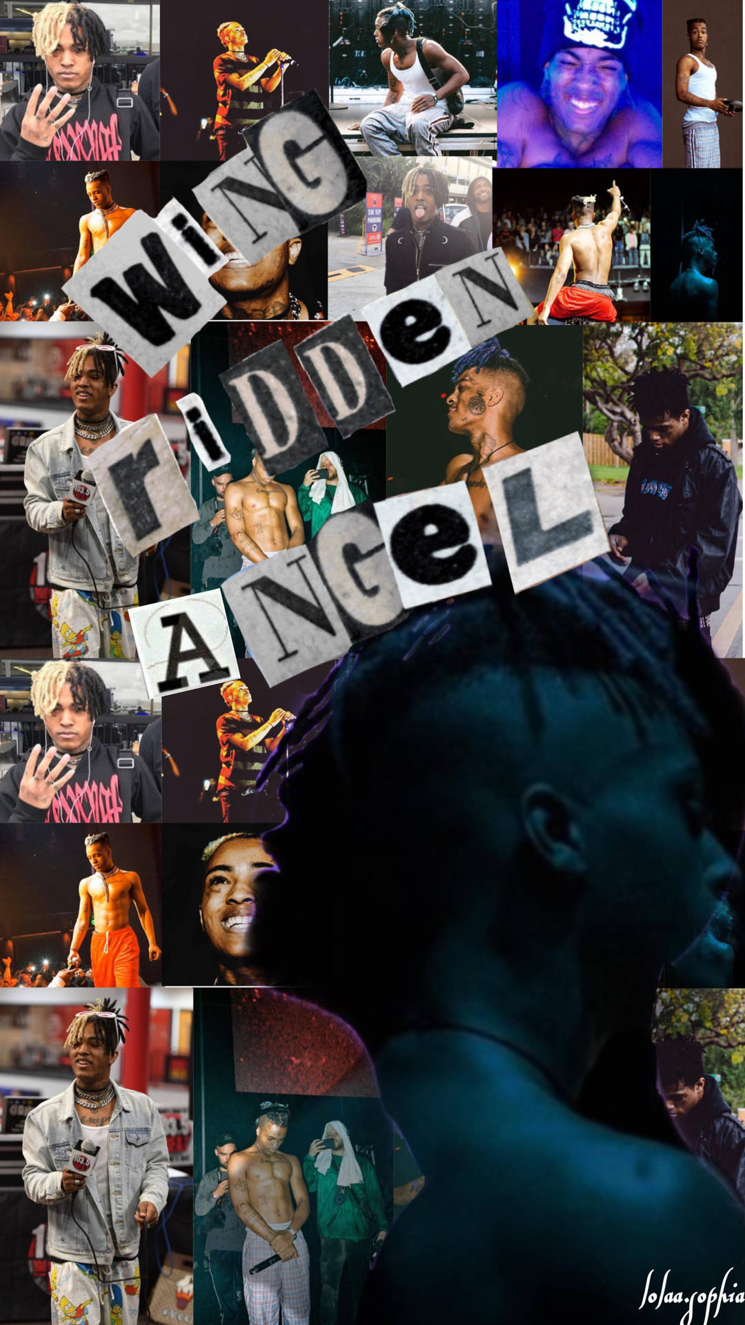 Download free Xxxtentacion Photo Collage Wallpaper - MrWallpaper.com