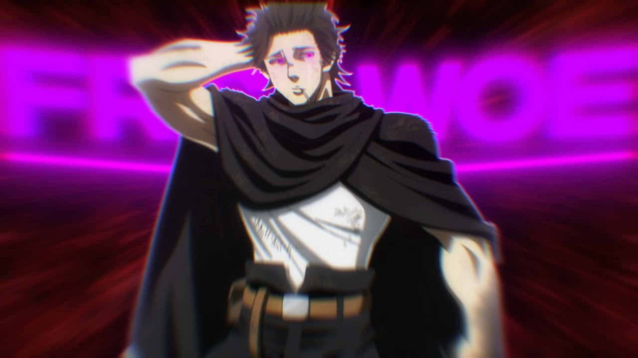 Yami Of The Black Clover Is Ready To Take On Any Challenge Wallpaper