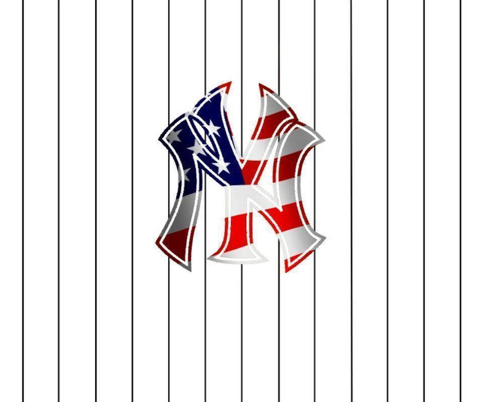 Yankees Ny American Flag Wallpaper