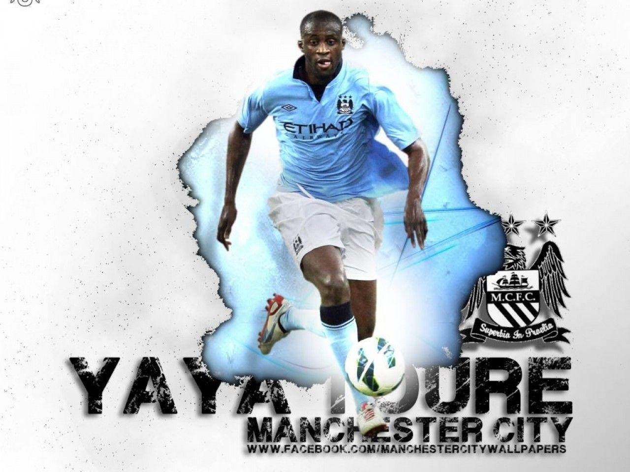 Yaya Toure From Manchester City Fc Wallpaper