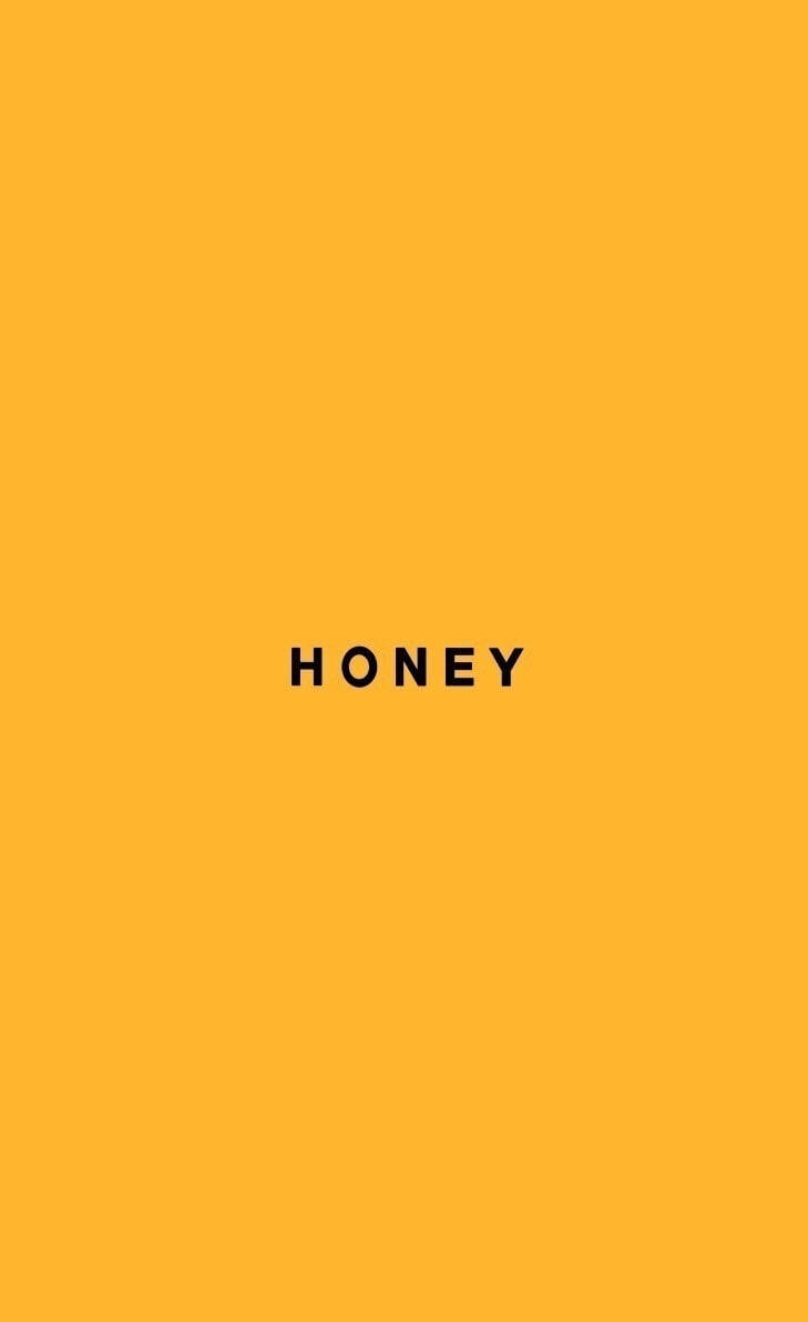 Yellow Aesthetic Honey Wallpaper