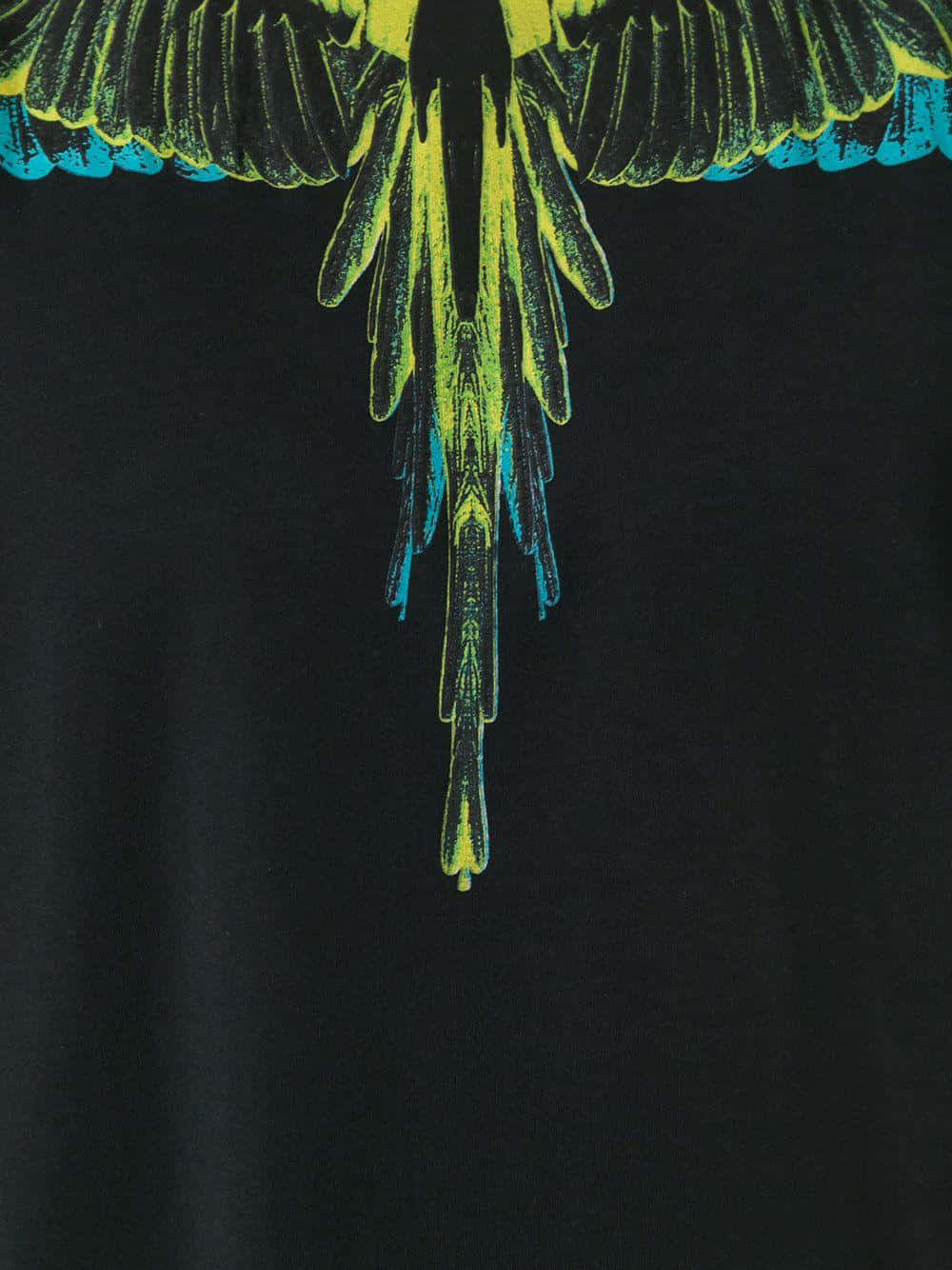 Yellow And Blue Wings Marcelo Burlon Wallpaper