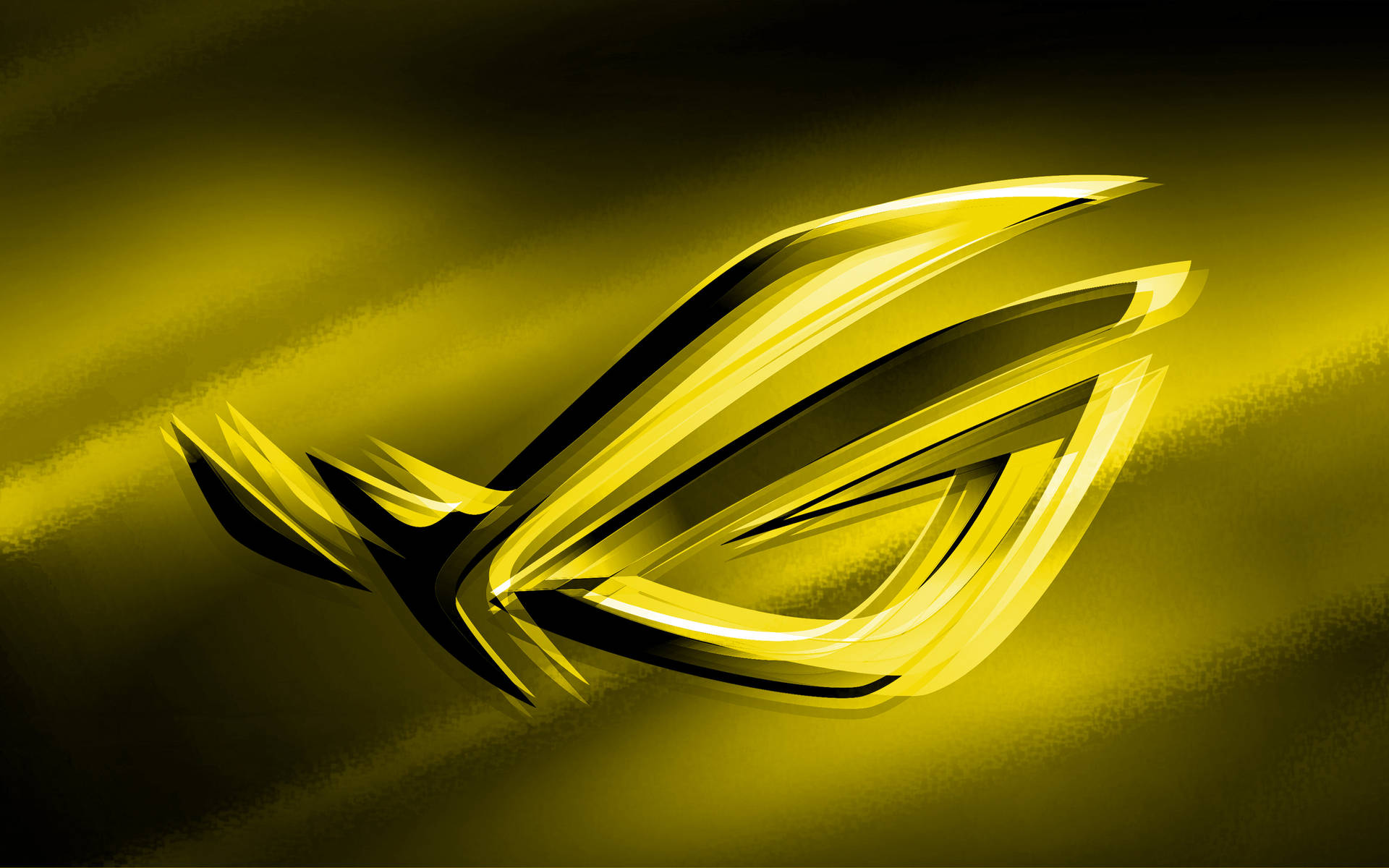 Yellow Asus Rog Logo Wallpaper