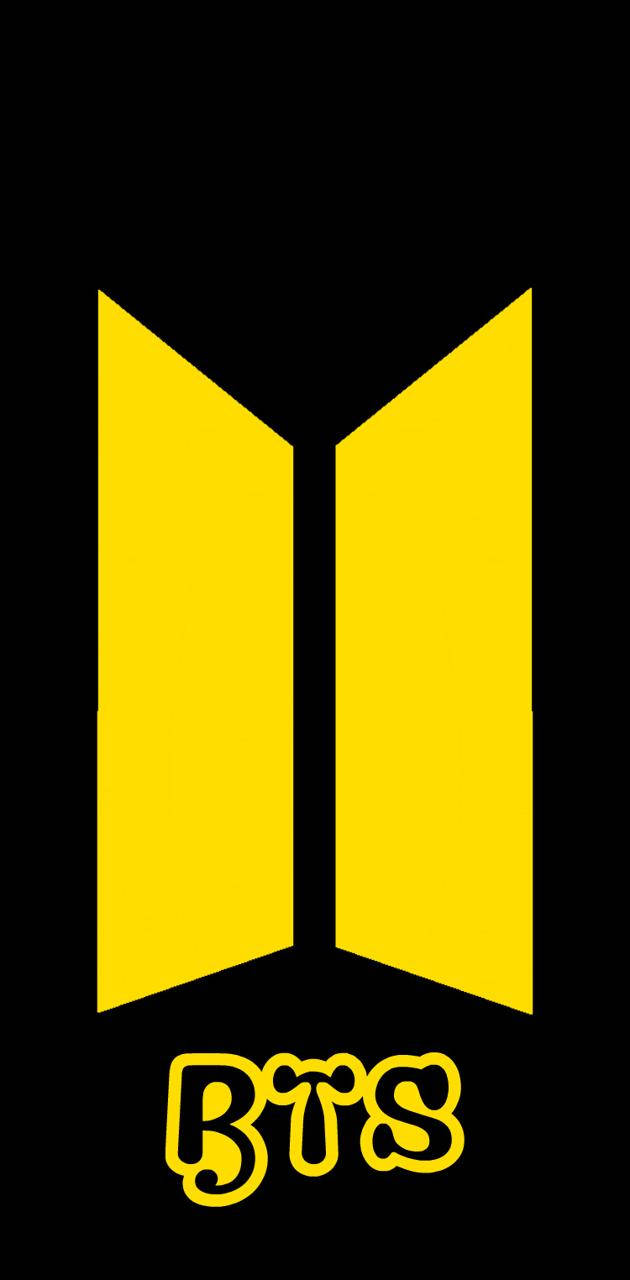 Yellow Bts Logo Wallpaper