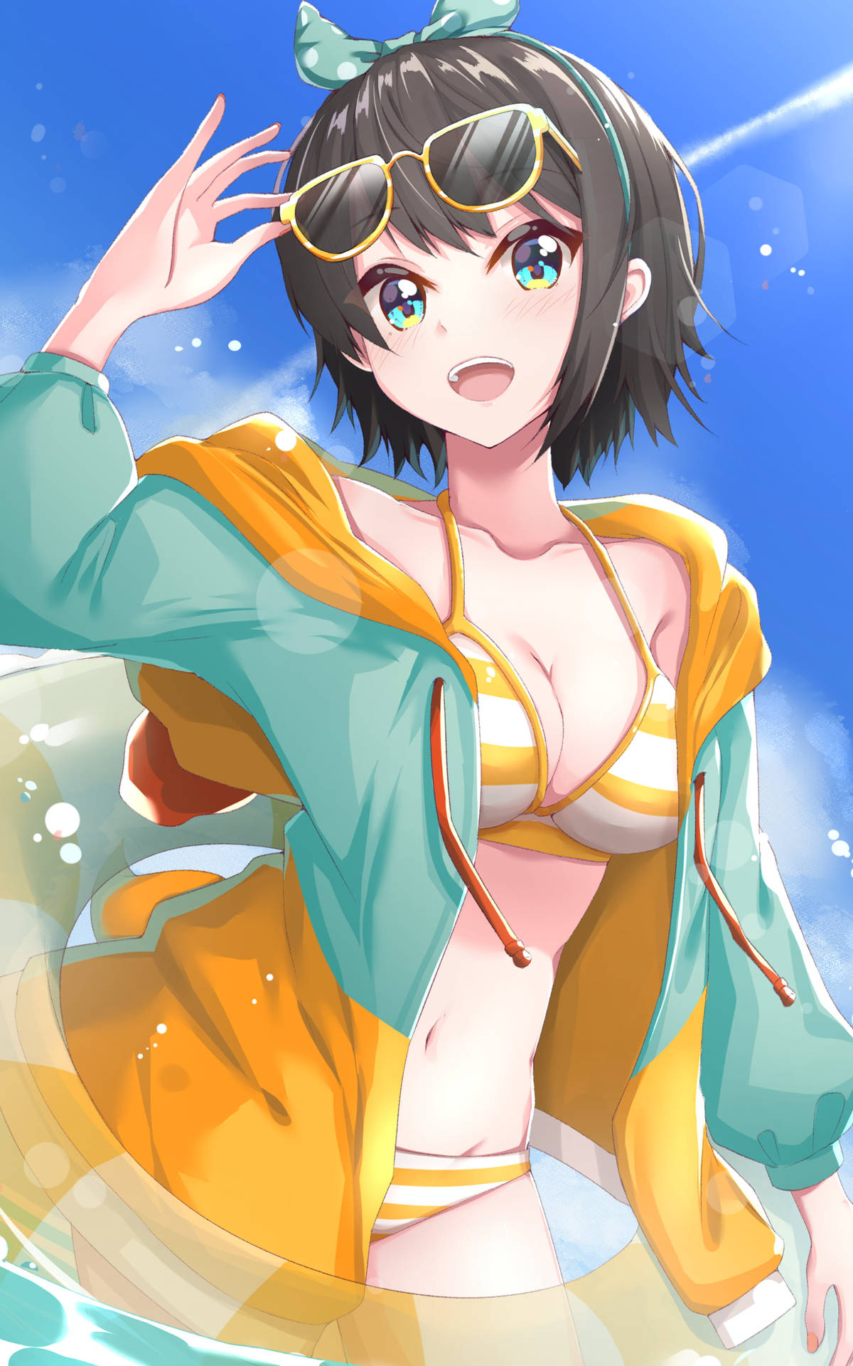 Download free Yellow Ecchi Bikini Wallpaper MrWallpaper