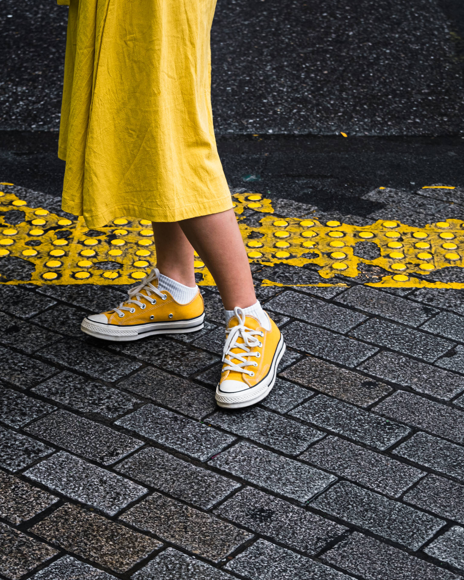 Download free Yellow Low Cut Converse Wallpaper MrWallpaper