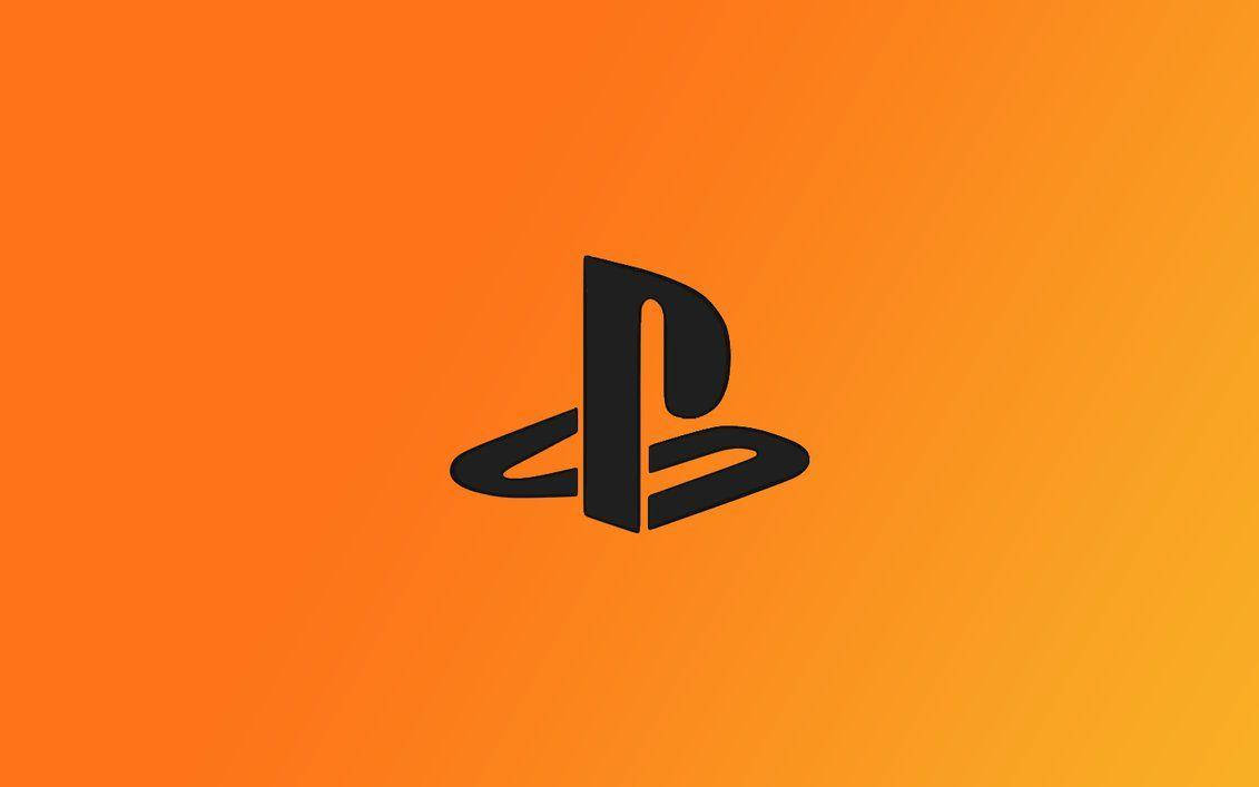 Yellow Orange Ps4 Logo Wallpaper