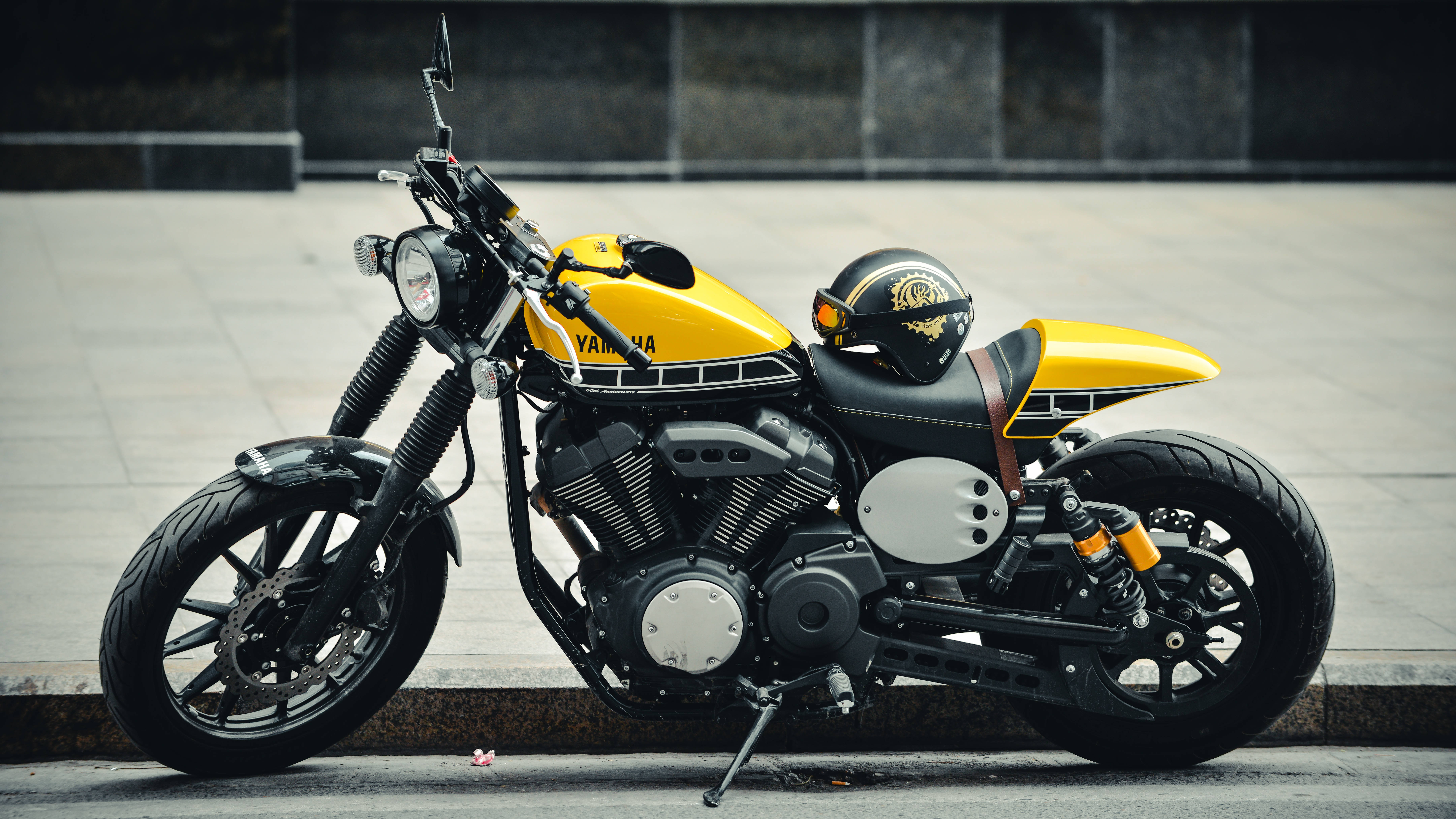 Yellow Yamaha 1920x1080 Motorcycle Wallpaper