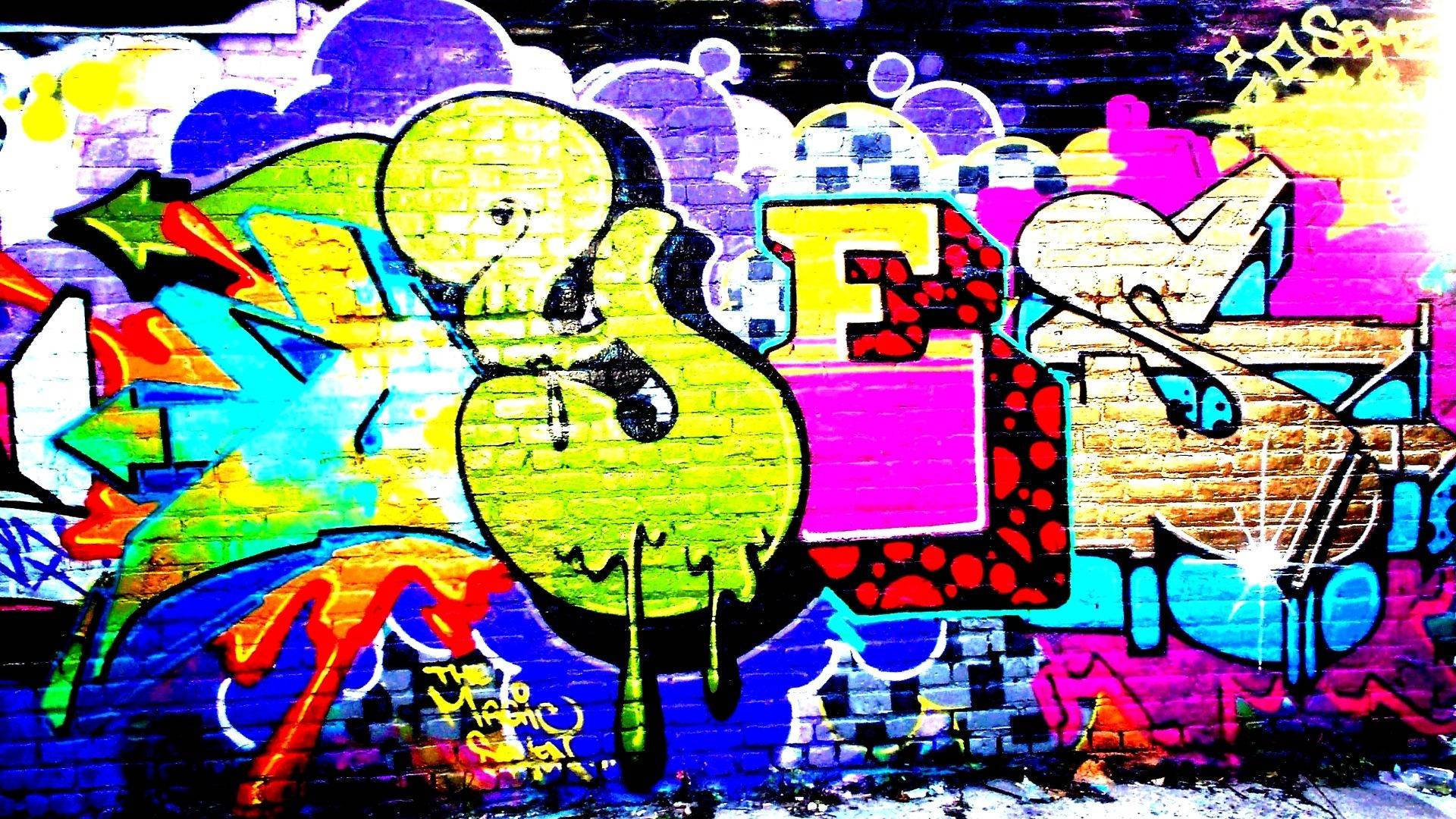 Yes Graffiti Laptop Wallpaper