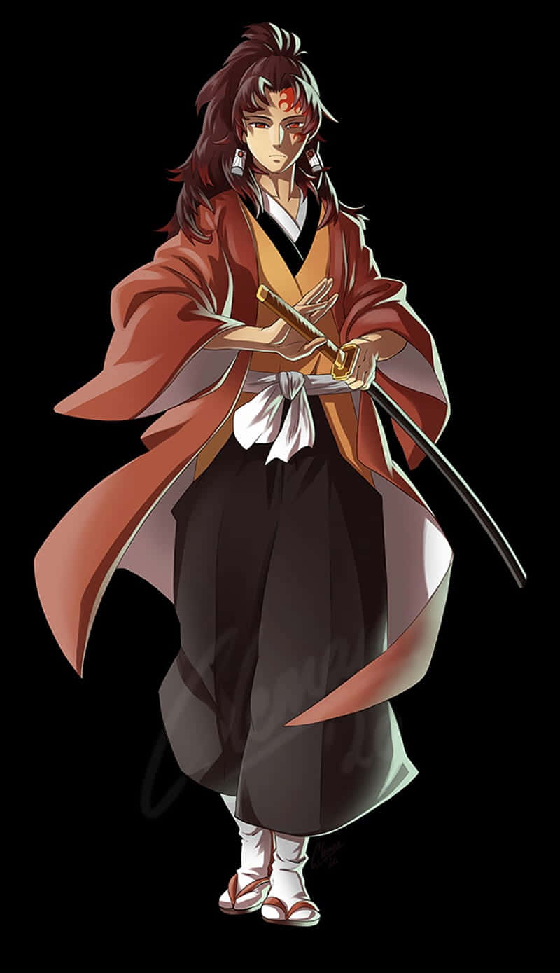 Yoriichi Tsugikuni Blazing The Path For All Swordsmen Wallpaper