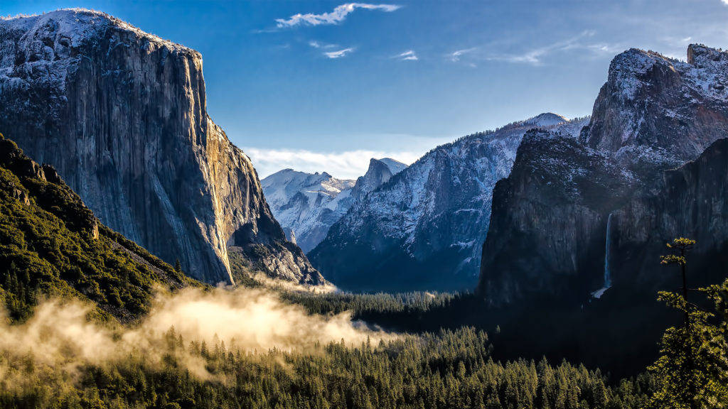Yosemite Valley 4k Desktop Wallpaper