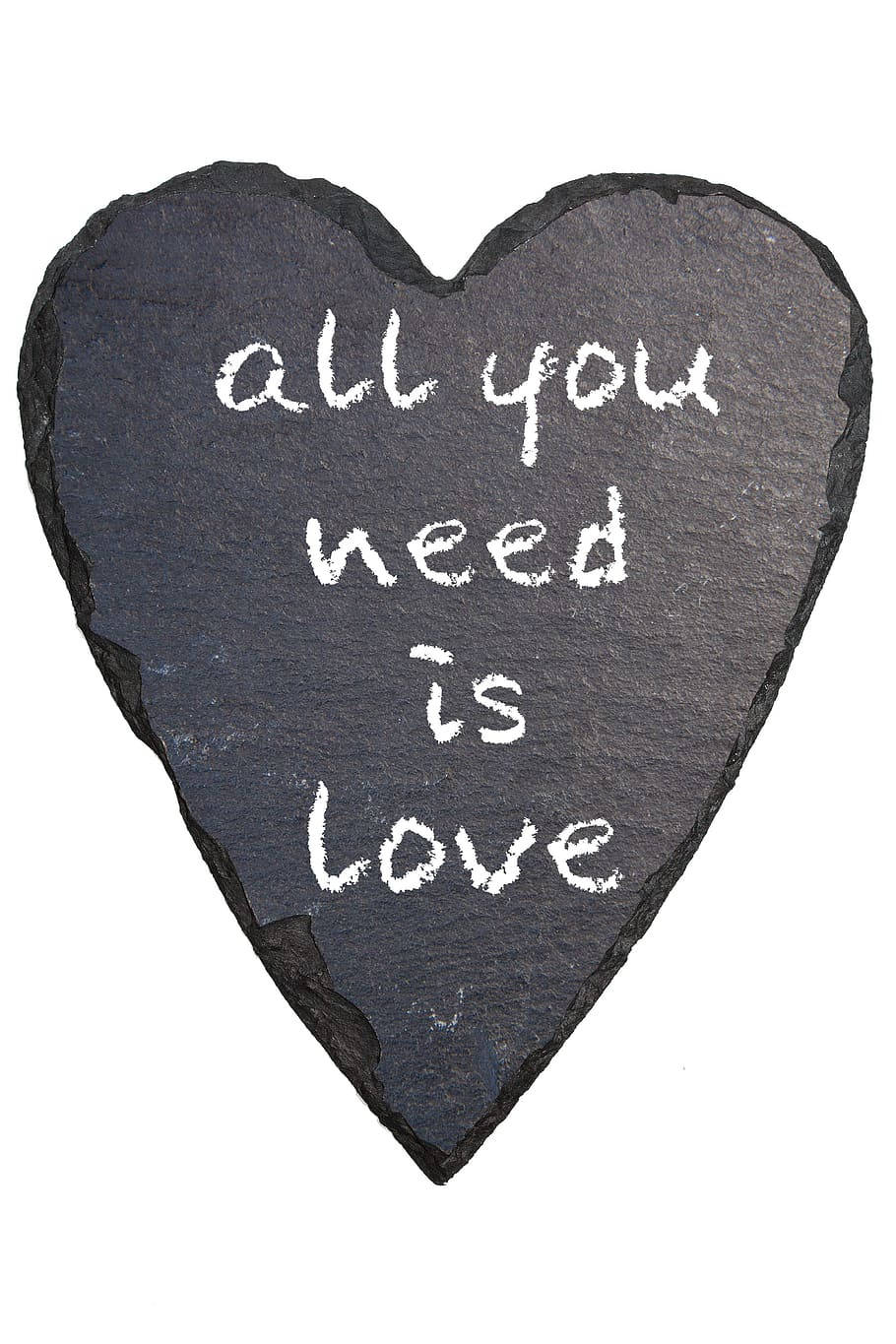 You Need Love Black And White Quote Wallpaper
