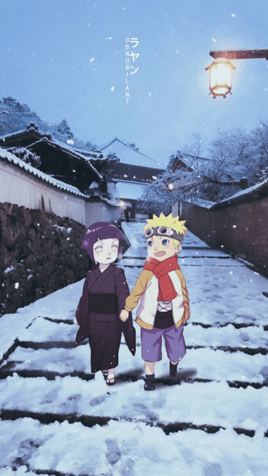 Young Naruto And Hinata Aesthetic Wallpaper