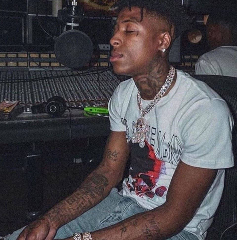 Youngboy Never Broke Again Recording In Studio Wallpaper