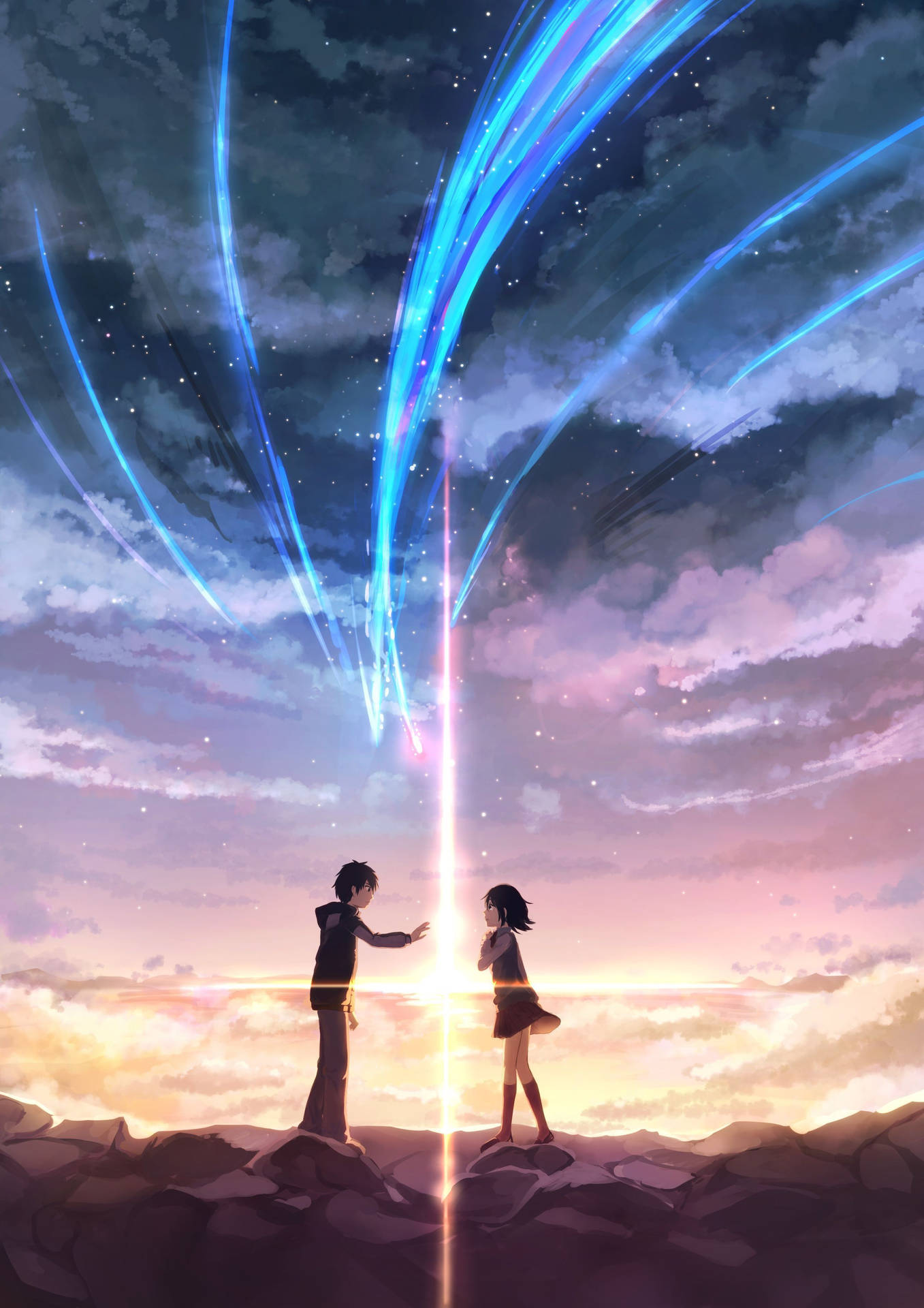 Download free Your Name Anime Taki And Mitsuha Wallpaper - MrWallpaper.com