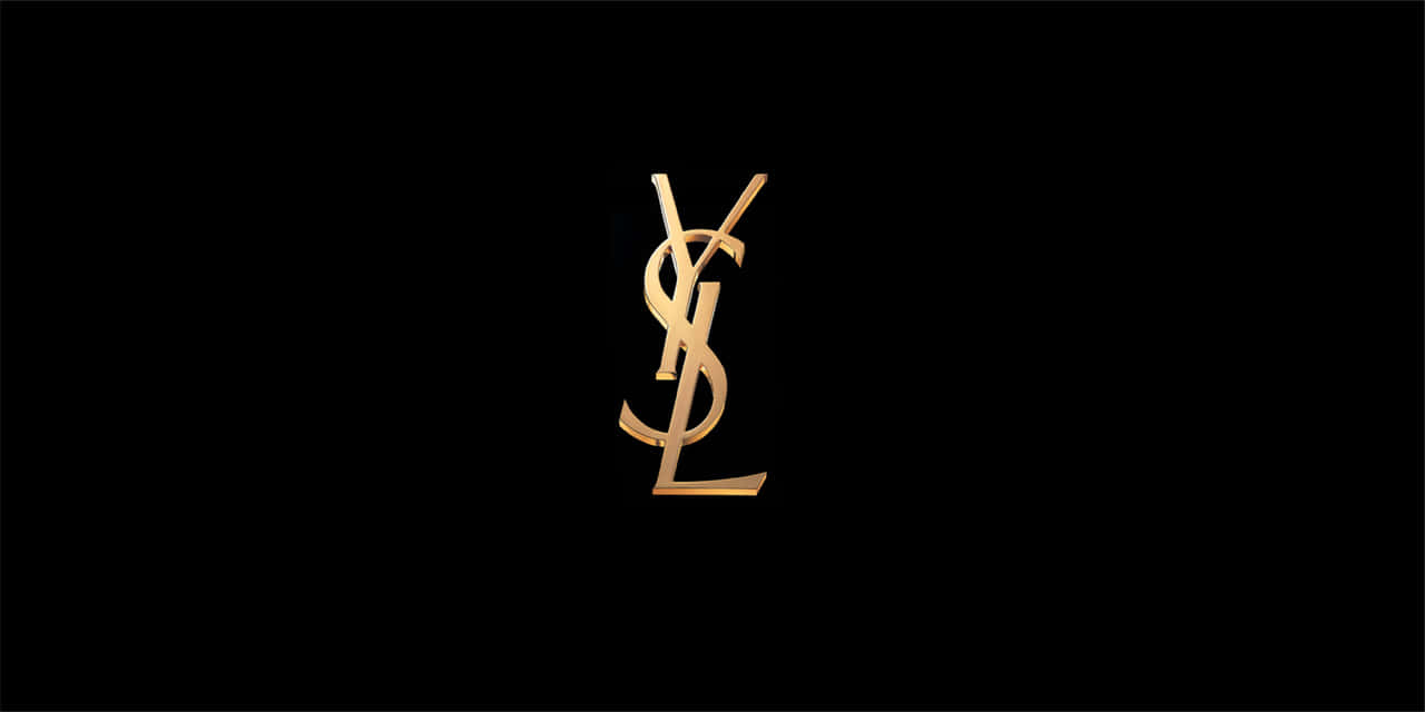 Yves Saint Laurent Luxury Brand Logo Wallpaper