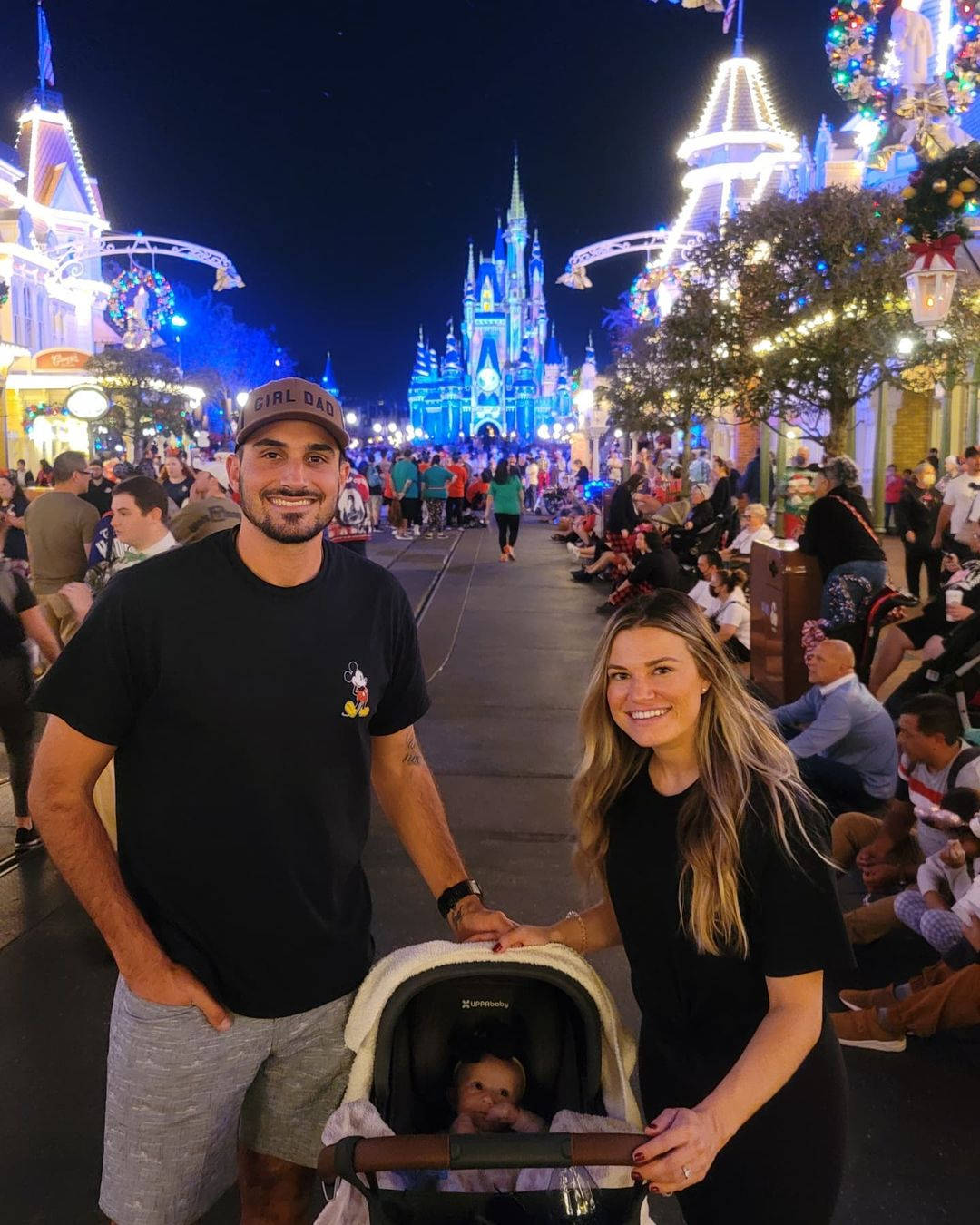 Zach Eflin Family At Disneyland Wallpaper