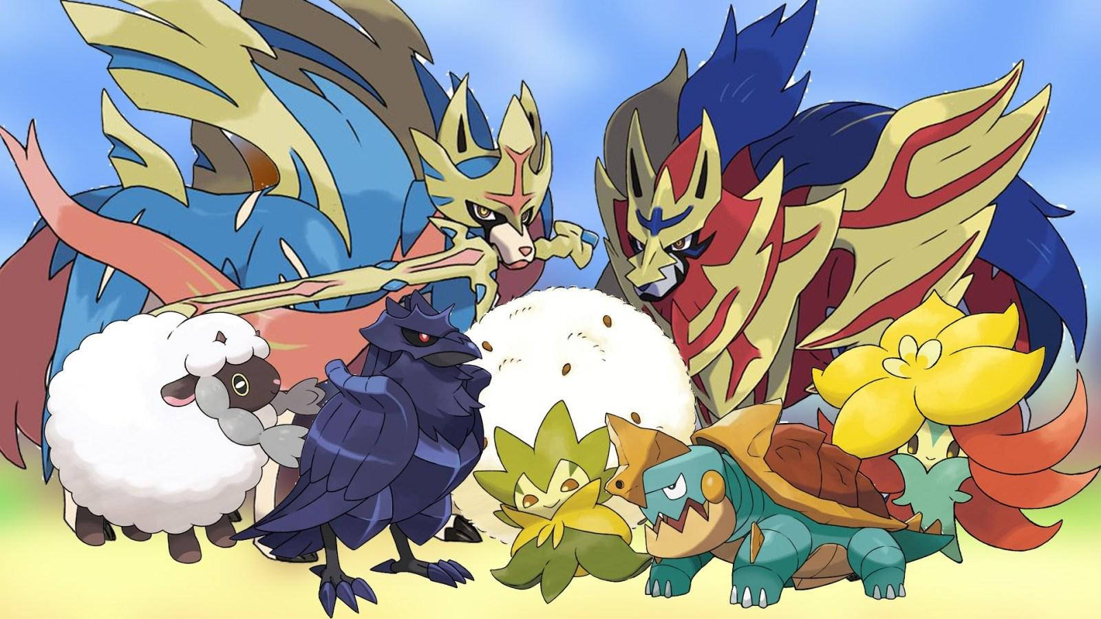 Zamazenta Pokémon Sword Characters Wallpaper