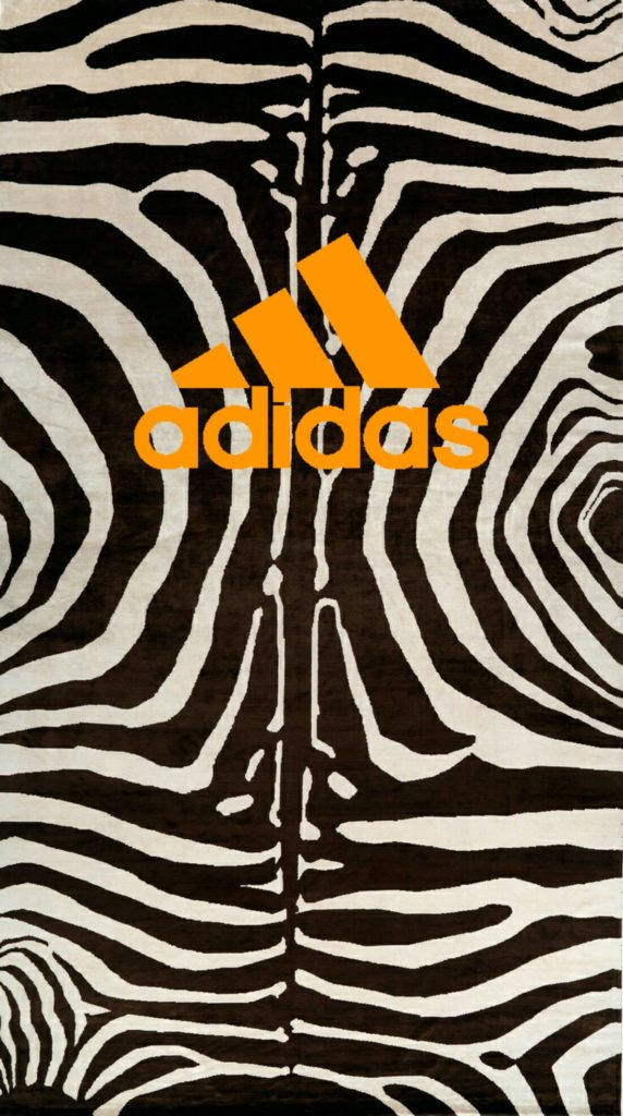 Zebra Print Background Adidas Iphone Wallpaper