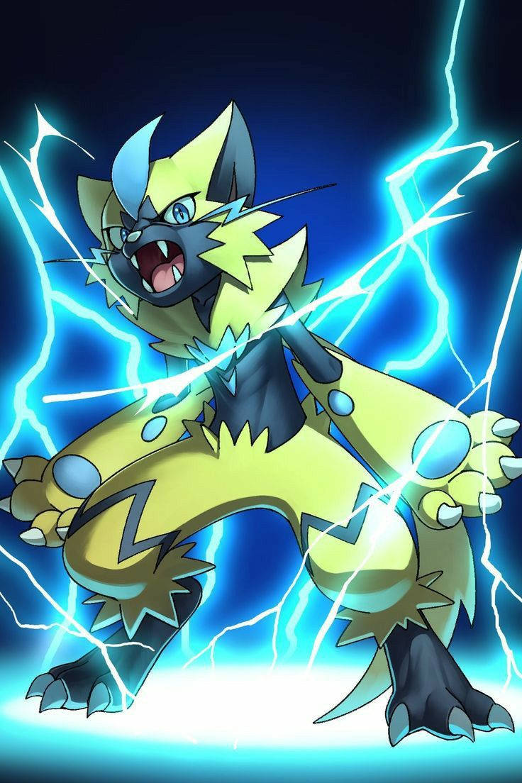 Zeraora Powerful Electric Energy Wallpaper