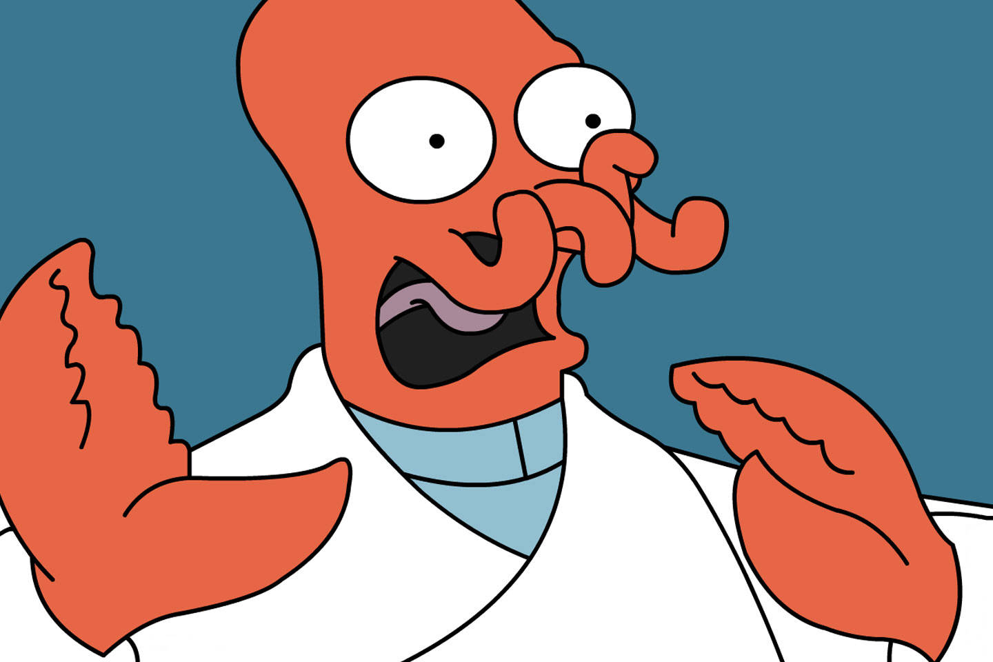 Zoidberg Panicking Wallpaper