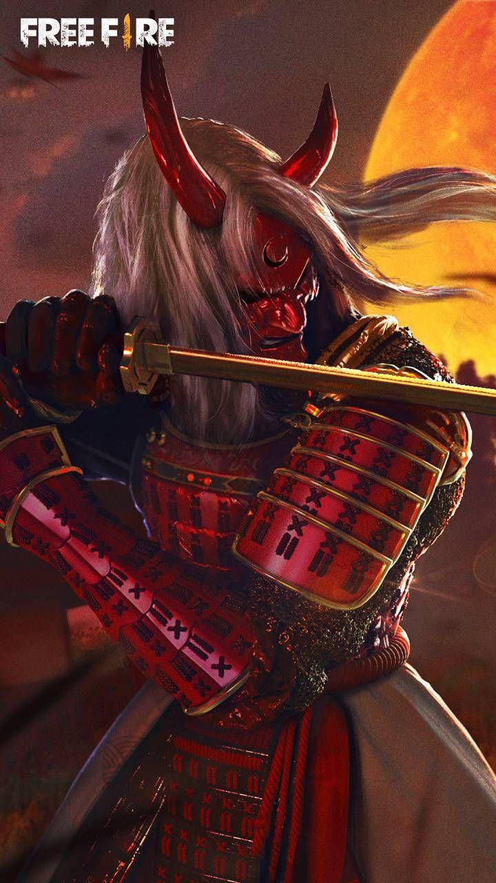 Zombie Samurai Free Fire Game Wallpaper