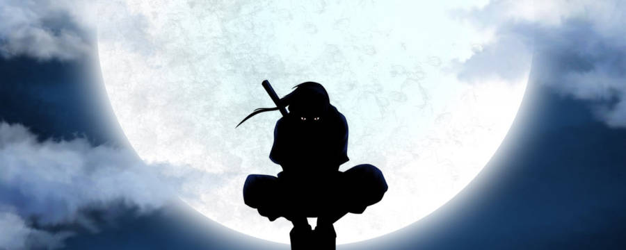 Download free 1200x480 Itachi Uchiha Silhouette Wallpaper - MrWallpaper.com