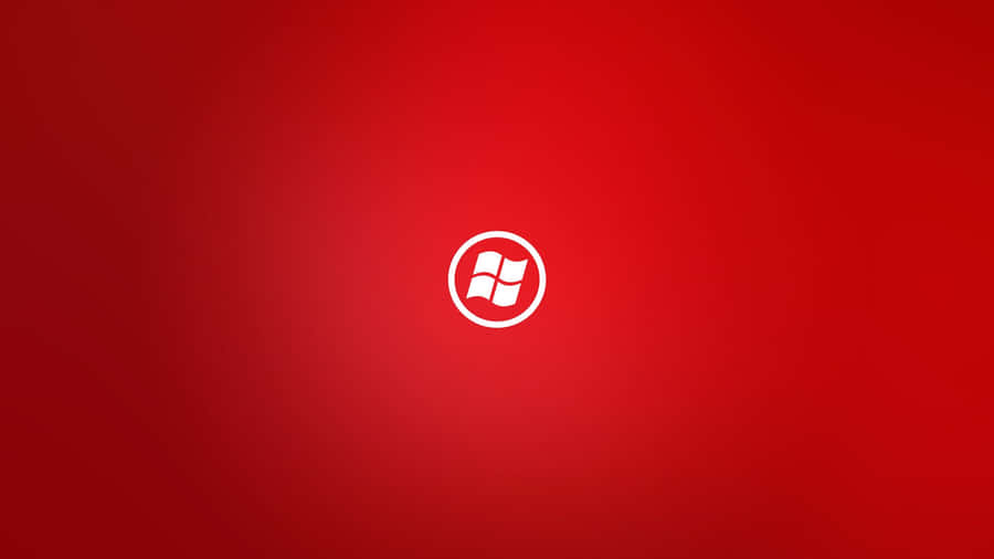 1920x1080 Red Windows Logo Wallpaper