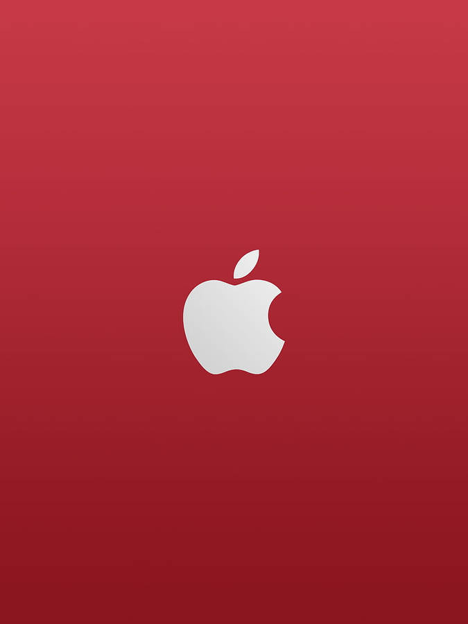 Download free 3d Apple Iphone Logo White And Red Wallpaper ...