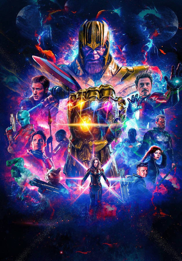 Infinity Gauntlet - Thanos Amoled Wallpaper [1440x2880] : r/marvelstudios