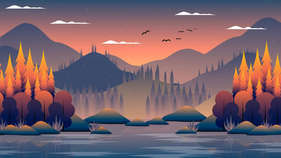 4k Ultra Hd Windows Forest Artwork Wallpaper