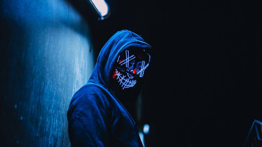 4k Ultra Hd Windows Masked Man Wallpaper