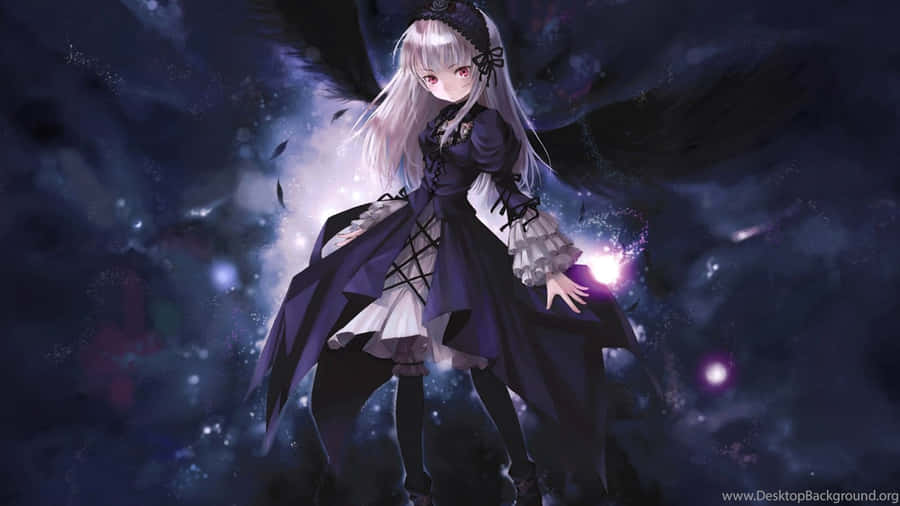 A Beautiful And Sad Anime Scene Wallpaper