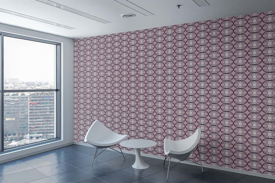 A Beautiful Blend Of Pink, Black And White Wallpaper