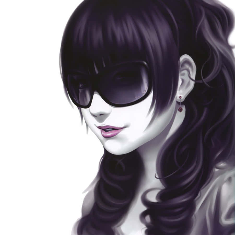 A Beautiful Girl In An Animated World Wallpaper