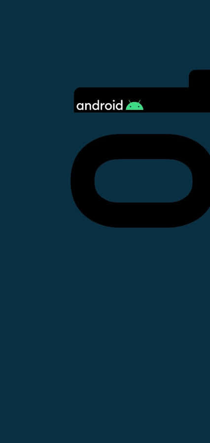 A Black And White Image Of An Android Logo Wallpaper