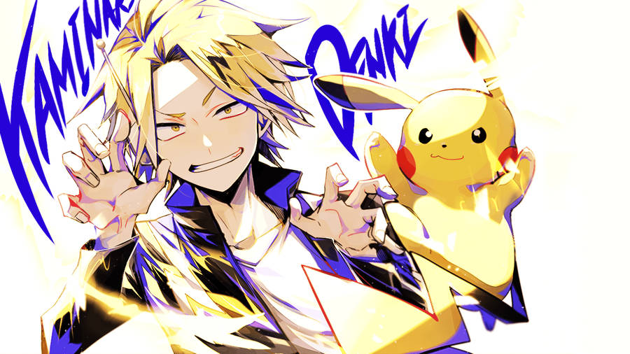 A Boy Holding A Pokemon And A Teddy Bear Wallpaper