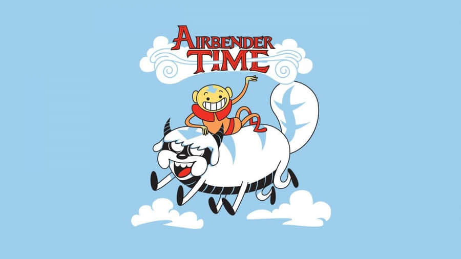 A Cartoon Character Riding A White Horse With The Words Adventure Time Wallpaper