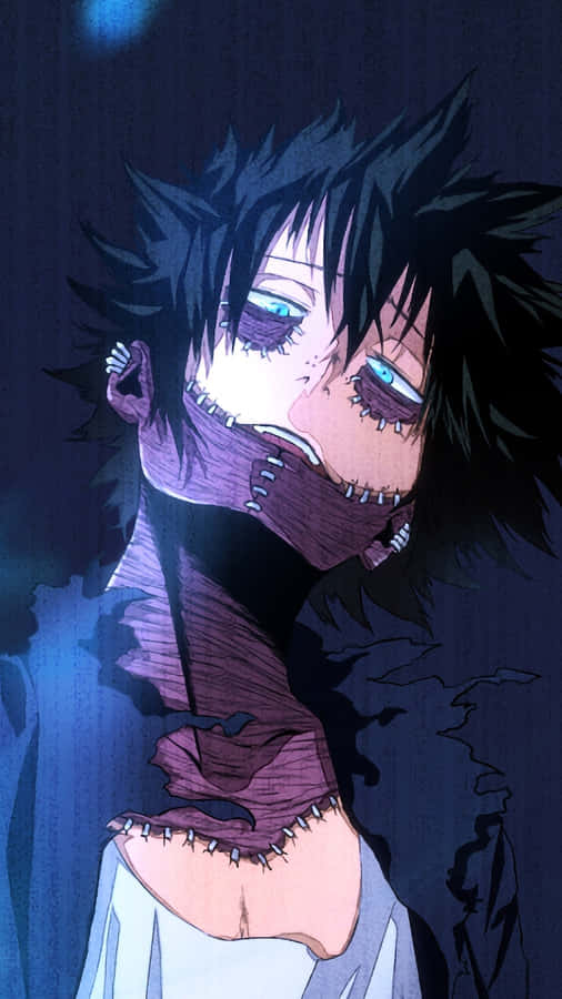 A Character With Black Hair And Blue Eyes Wallpaper