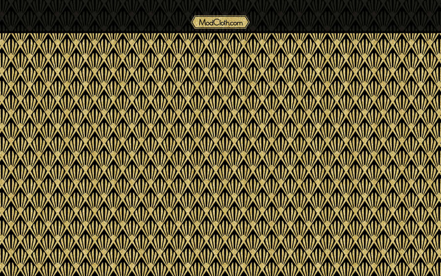 A Classic Art Deco Computer That Fuses Classic Design With Modern Technology. Wallpaper