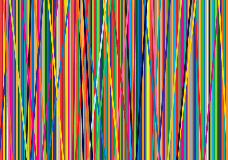 A Colorful Pattern Of Vibrant Interlocking Shapes Wallpaper