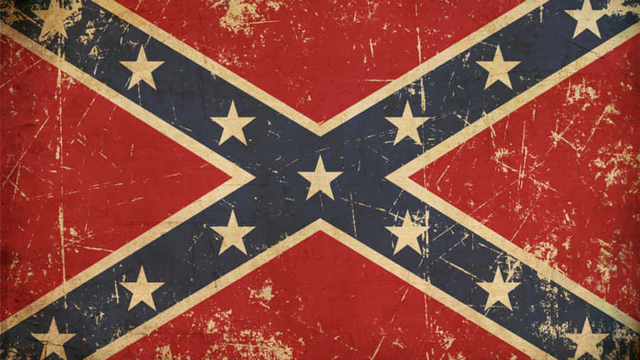 A Confederate Flag With Stars And Stripes Wallpaper