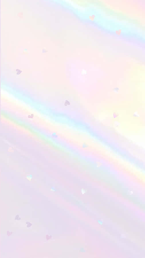 A Dazzling Display Of A White Rainbow Near The Horizon. Wallpaper