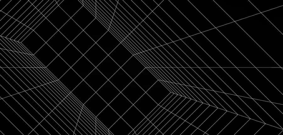 A Delightful Mesh Of White Grids Wallpaper