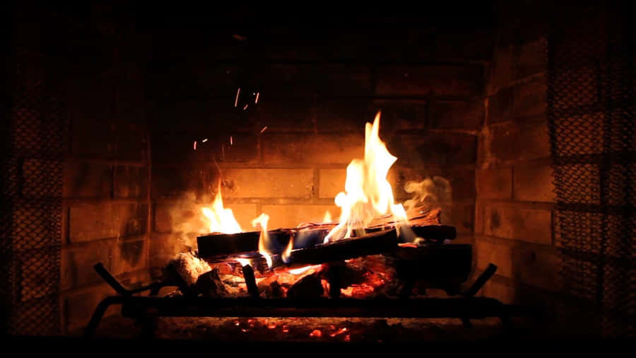 200+] Fireplace Wallpapers