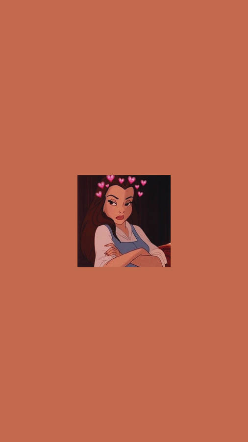 A Girl With A Crown On Her Head Wallpaper