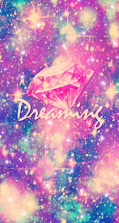 A Glittery, Colorful Galaxy Wallpaper