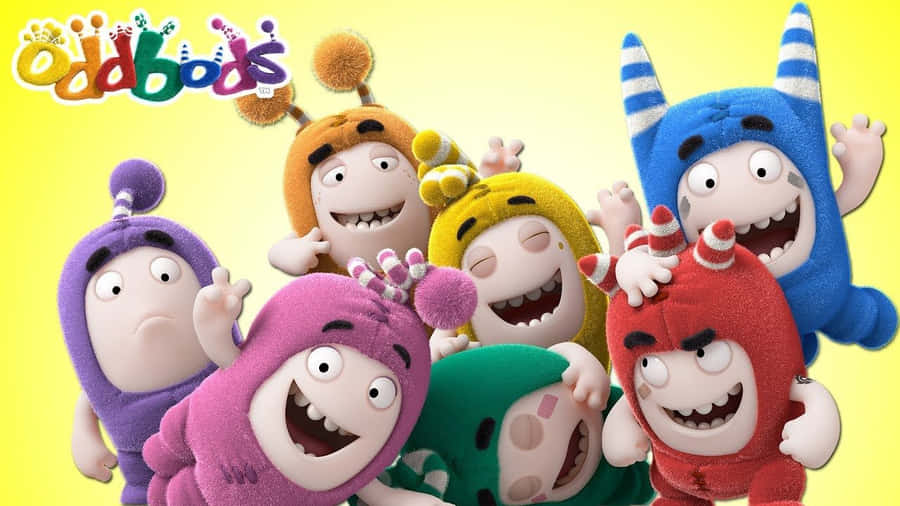 A Group Of Colorful Stuffed Animals With The Words Adobos Wallpaper