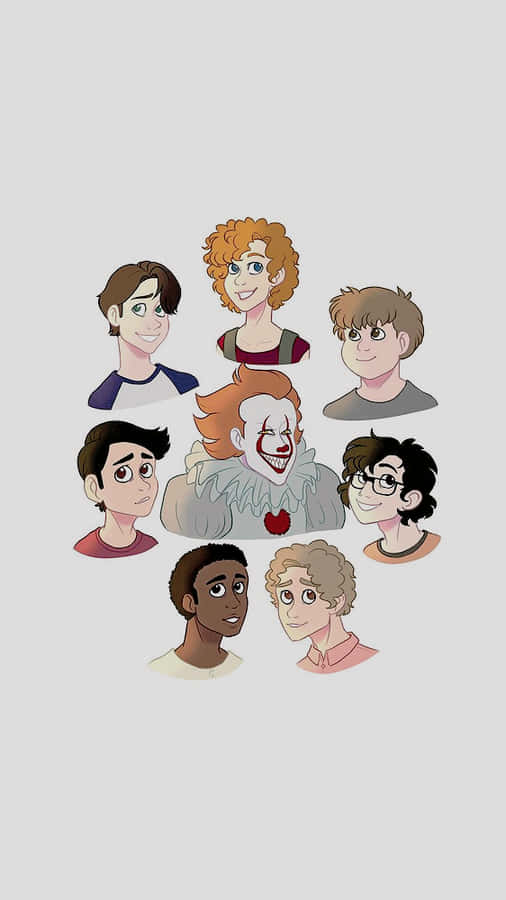 A Group Of People With Different Faces Wallpaper
